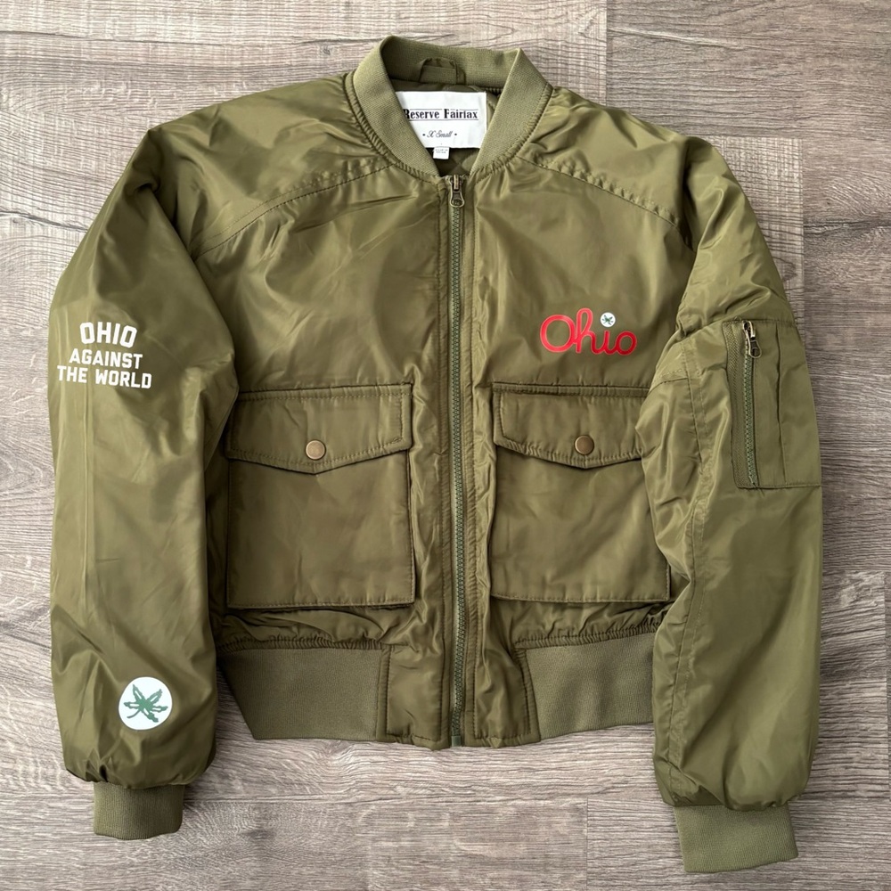 Olive 'Ohio' Bomber Jacket